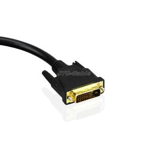 کابل فرمت ویدئویی دیجیتال DVI D M/F پیوند دوگانه