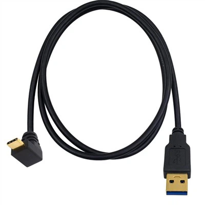 زاویه راست USB A به USB C