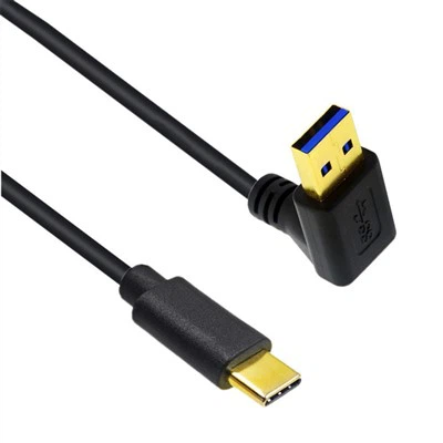 کابل زاویه راست USB A به USB C
